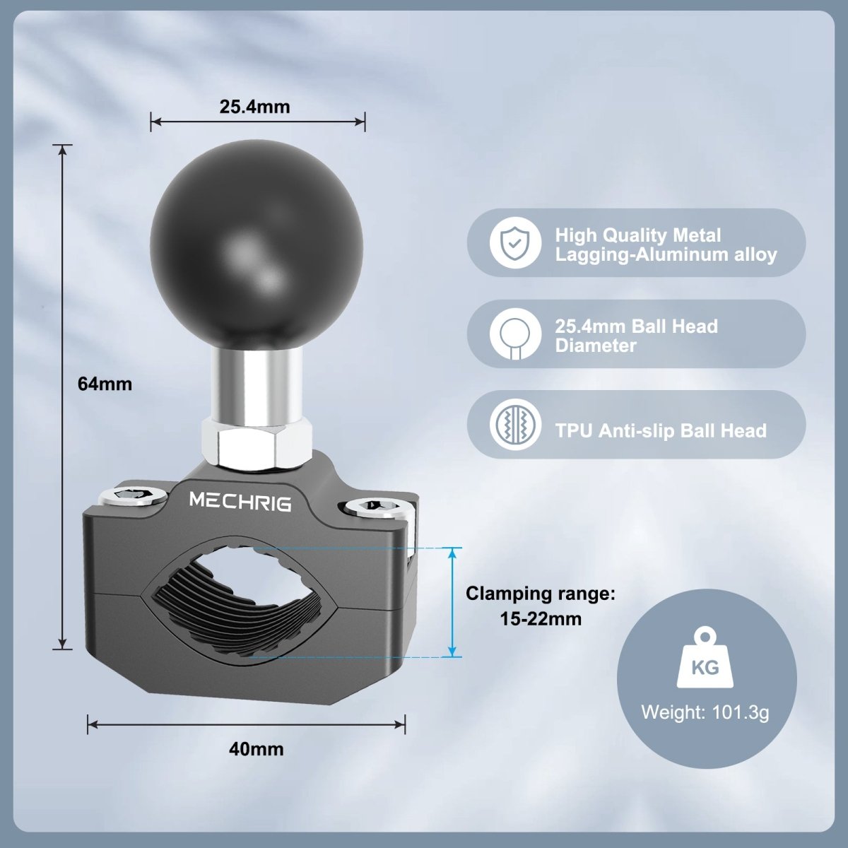 1 Inch Ball Head Clamp - CAME - TV