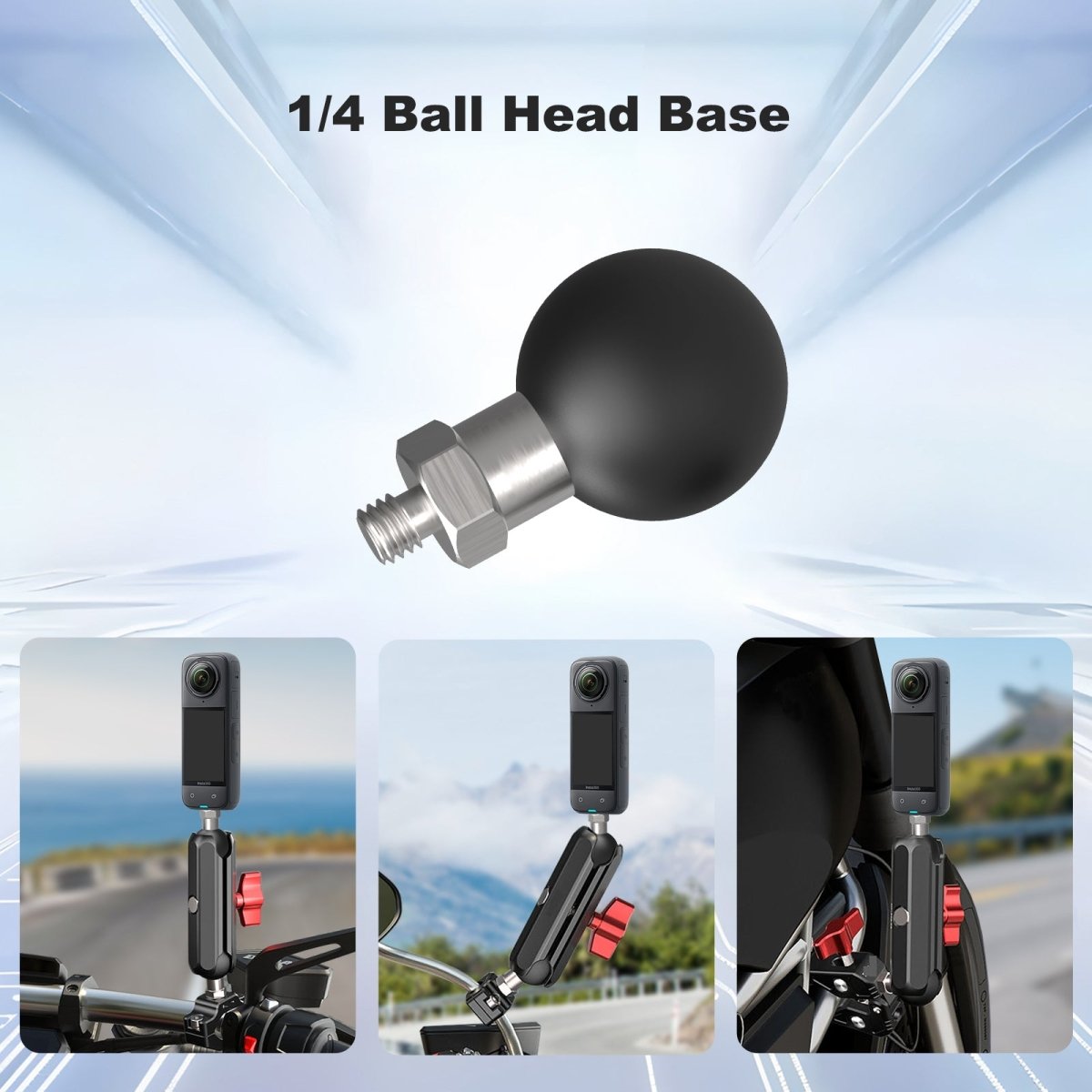 1 Inch Ball Head M6 M8 M10 1/4 Screw - CAME - TV