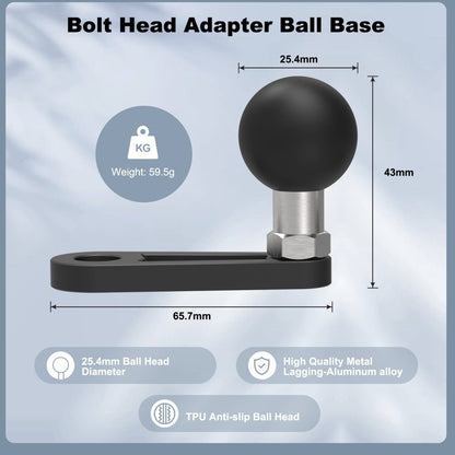 1 Inch Flat Angle Bracket Ball Head - CAME - TV