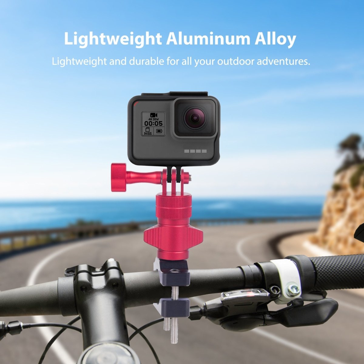 360° Rotatable Aluminum Bike Handlebar Mount for GoPro - CAME - TV