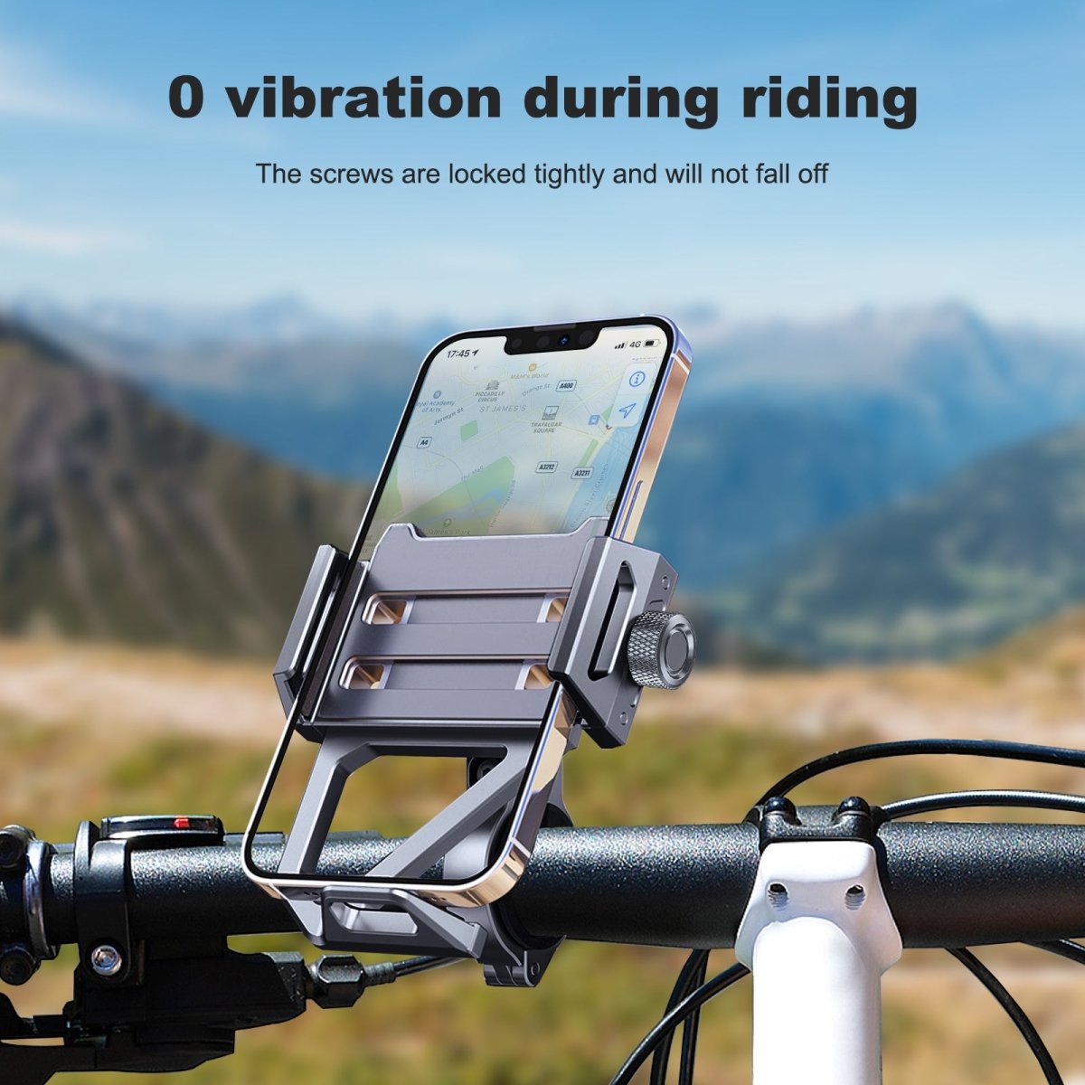 360° Rotating Aluminum Alloy Cycling Phone Holder - CAME - TV