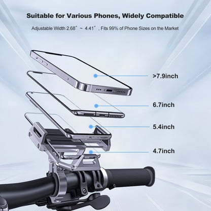 360° Rotating Aluminum Alloy Cycling Phone Holder - CAME - TV