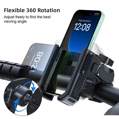 360° Rotating Motorcycle Shockproof Phone Holder - CAME - TV