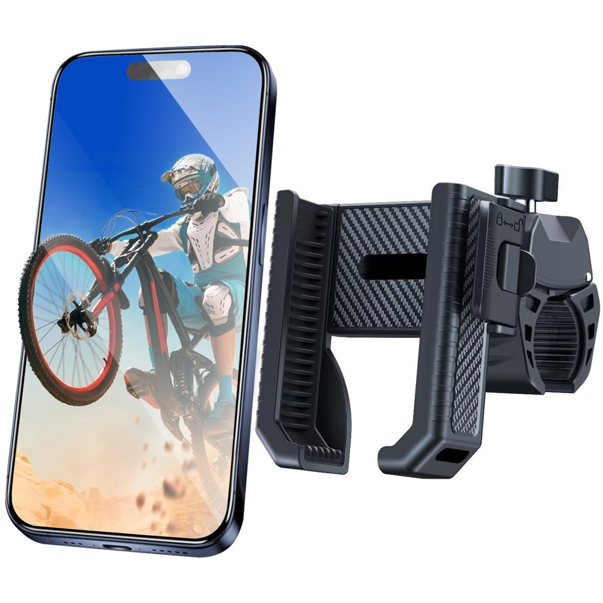 360° Rotating Motorcycle Shockproof Phone Holder - CAME - TV