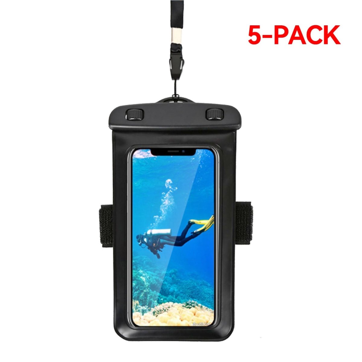 5X Waterproof Bag with Arm Band and Lanyard, Suitable for NANO - CAME - TV