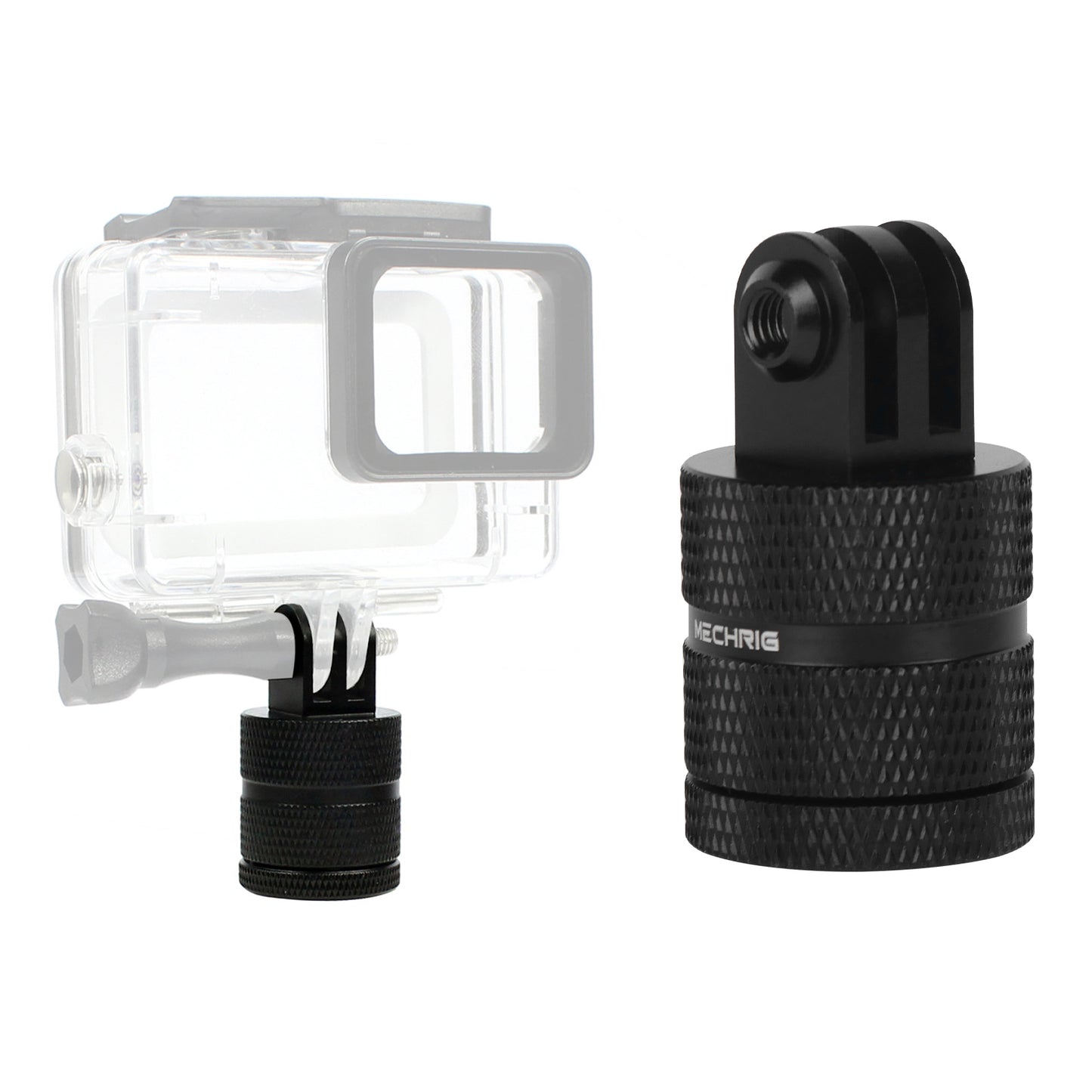 Mechrig 360° Rotating Metal Adapter 1/4 Screw to GoPro Stand