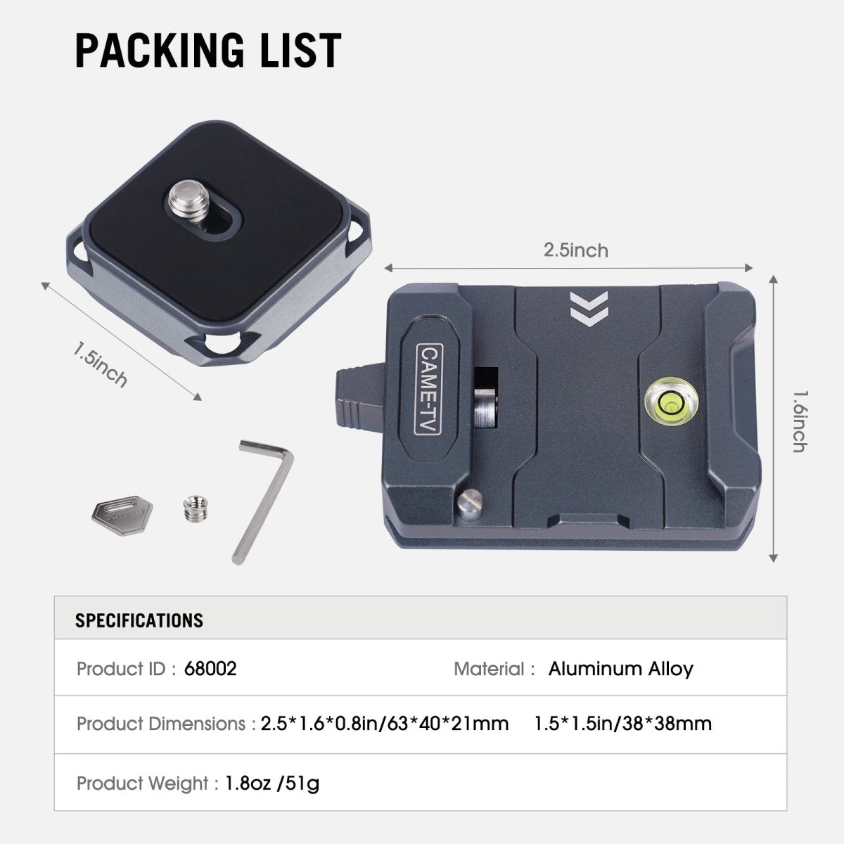 Arca - Swiss Versatile Expansion Quick Release System - CAME - TV