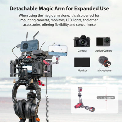 CAME - TV 6" Suction Cup Camera Mount with 7" Articulating Magic Arm - CAME - TV