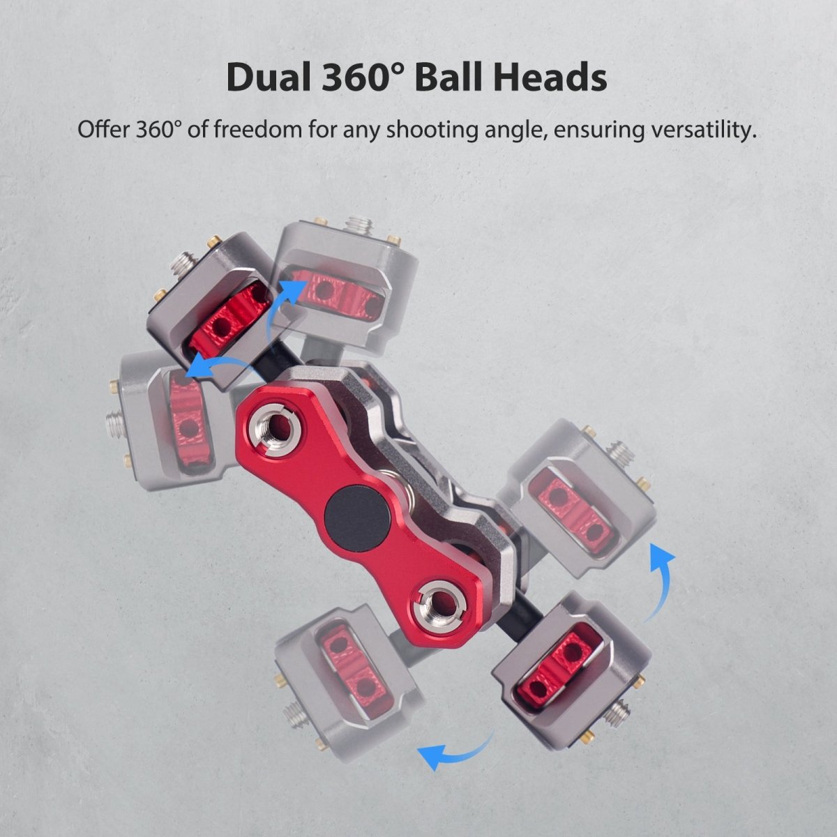 Double Ball Head Magic Arm with Retractable Pins and 1/4" Screw - CAME - TV