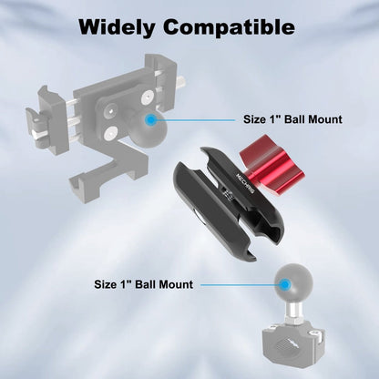 Double Socket Arm 25 mm/1 Inch Ball Head Clamp - CAME - TV