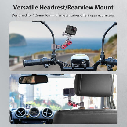 Headrest/Rearview Mirror Magic Arm Mount for GoPro - CAME - TV