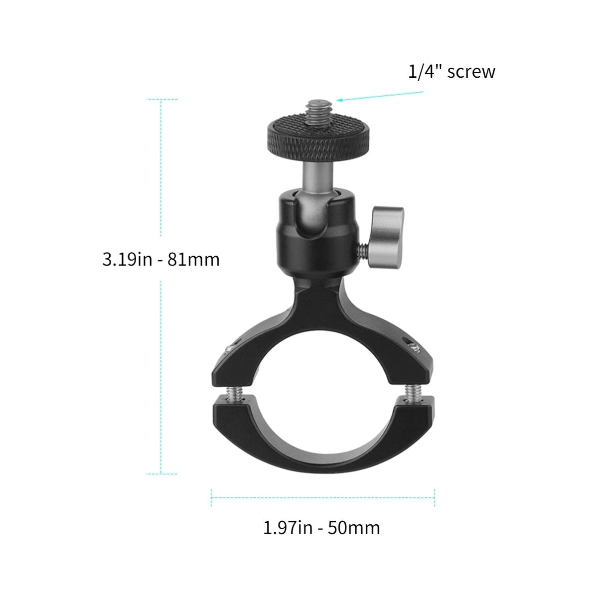 Mechrig 360° Ball Head Bicycle Handlebar Mount - CAME - TV