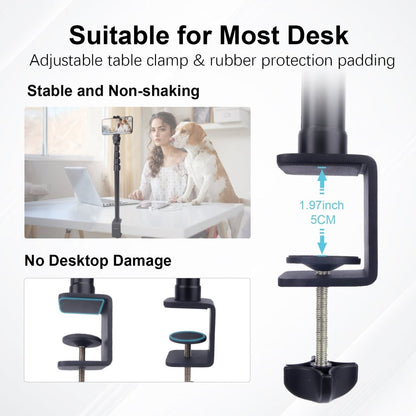 Mechrig 5 Section Adjustable Telescopic Pole Desktop Stand - CAME - TV