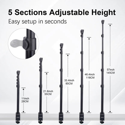 Mechrig 5 Section Adjustable Telescopic Pole Desktop Stand - CAME - TV