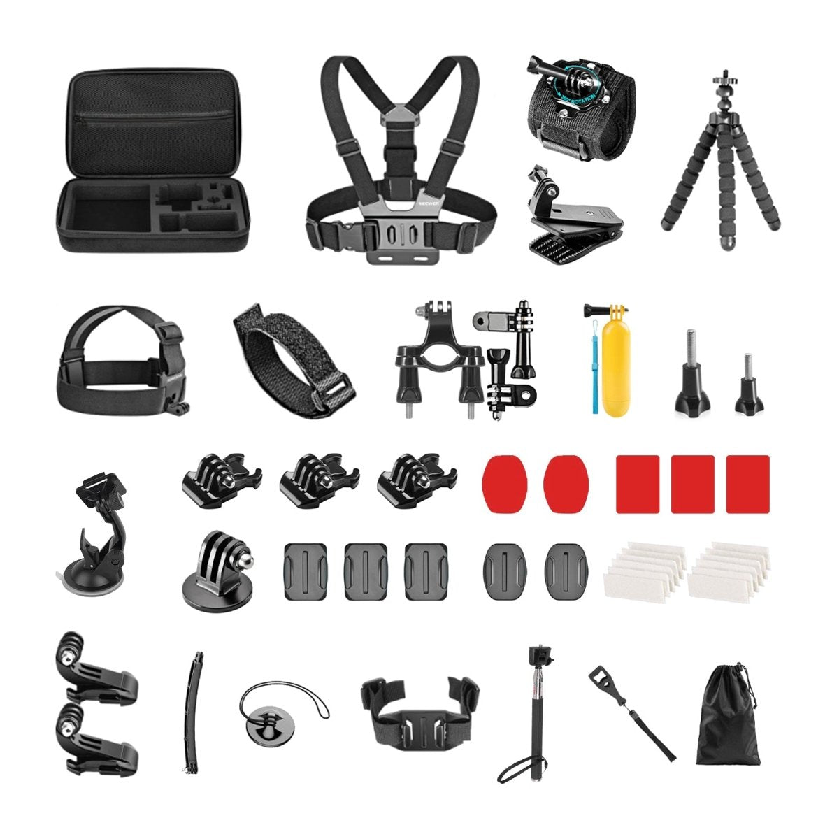 Mechrig Action Camera Accessory Kit 50 in 1 - CAME - TV