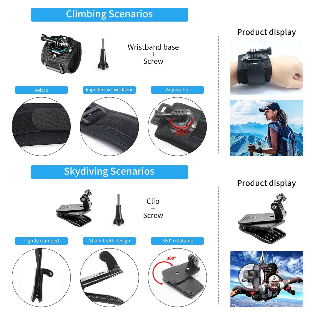 Mechrig Action Camera Accessory Kit 50 in 1 - CAME - TV