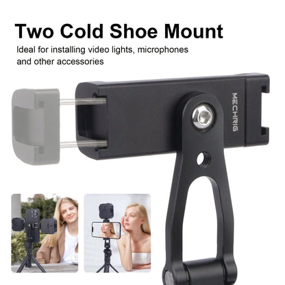 Mechrig Aluminum 360° Rotation & 180° Tilt Phone Clamp with 1/4" Screw - CAME - TV