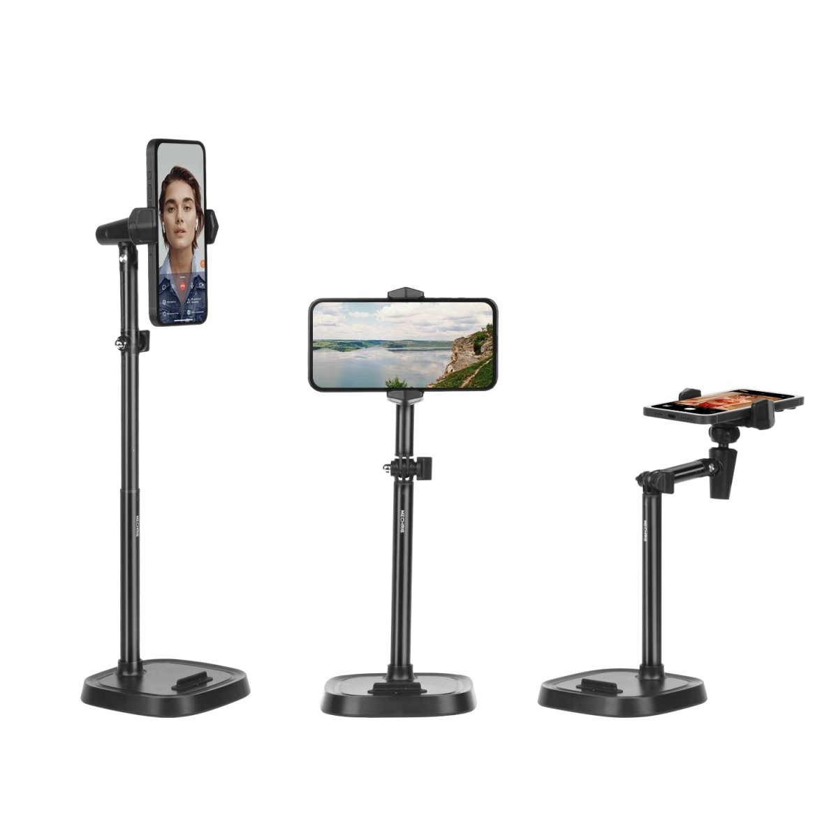 Mechrig Aluminum Alloy Retractable Overhead Shot Desktop Phone Holder - CAME - TV