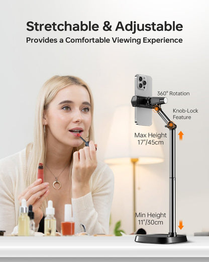 Mechrig Aluminum Alloy Retractable Overhead Shot Desktop Phone Holder - CAME - TV