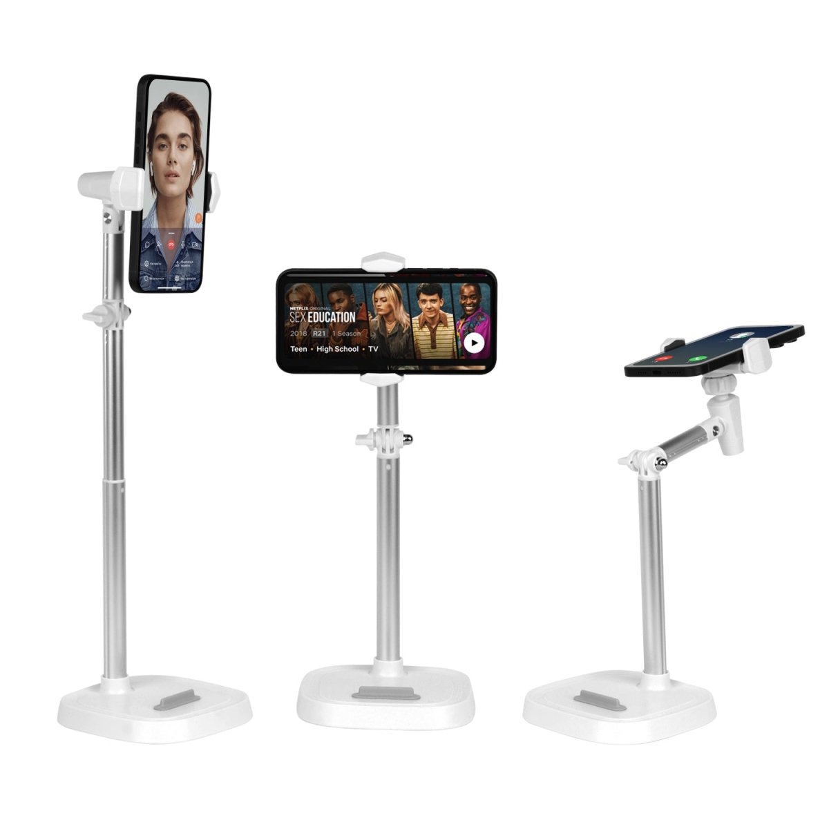 Mechrig Aluminum Alloy Retractable Overhead Shot Desktop Phone Holder - CAME - TV