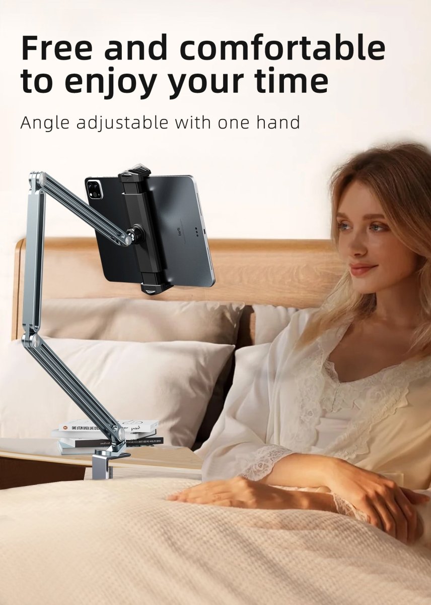 Mechrig Aluminum Arm Rotatable Folding Desktop Stand for Phone Pad - CAME - TV