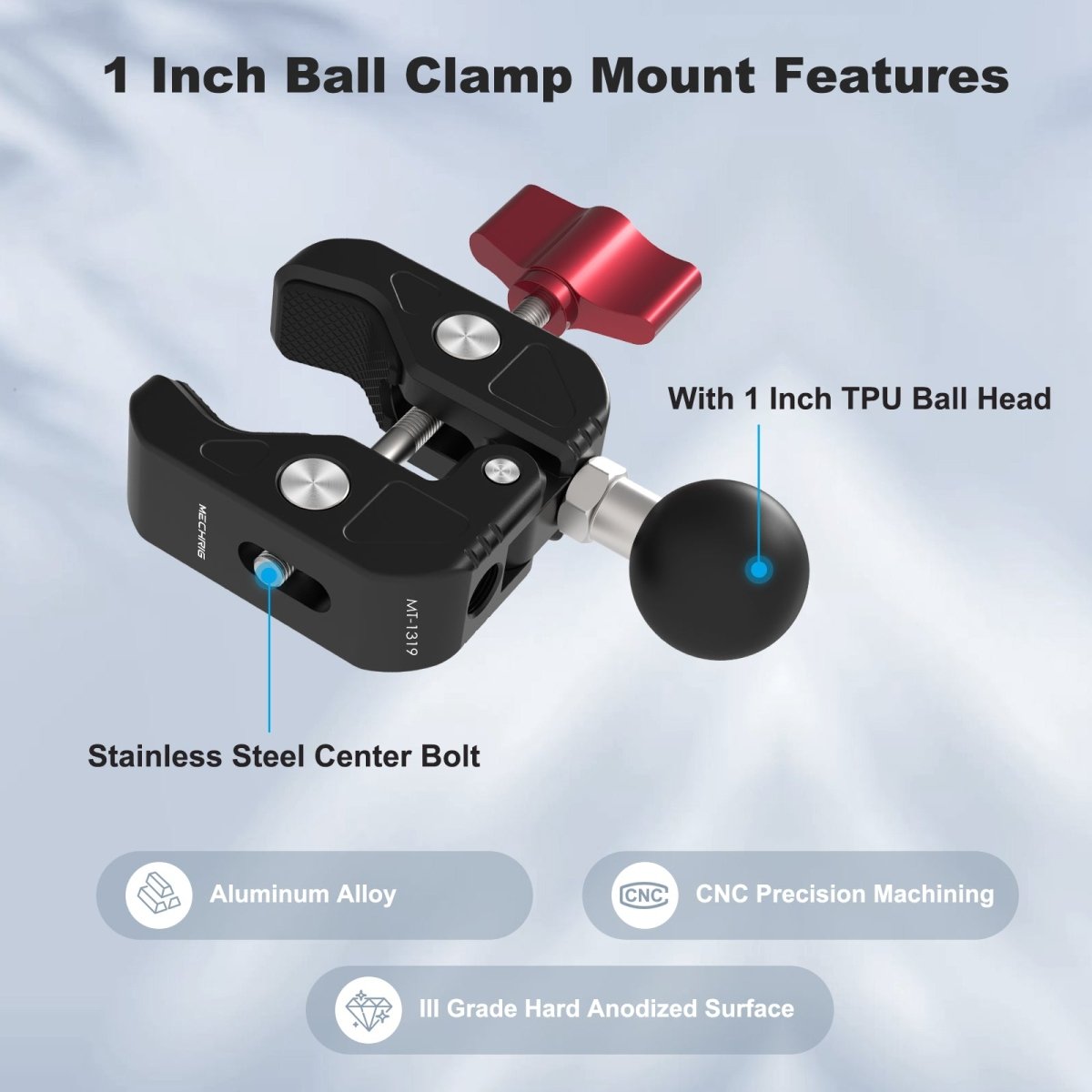 Mechrig Cycling Ball Head Aluminum Alloy Super Clamp - CAME - TV