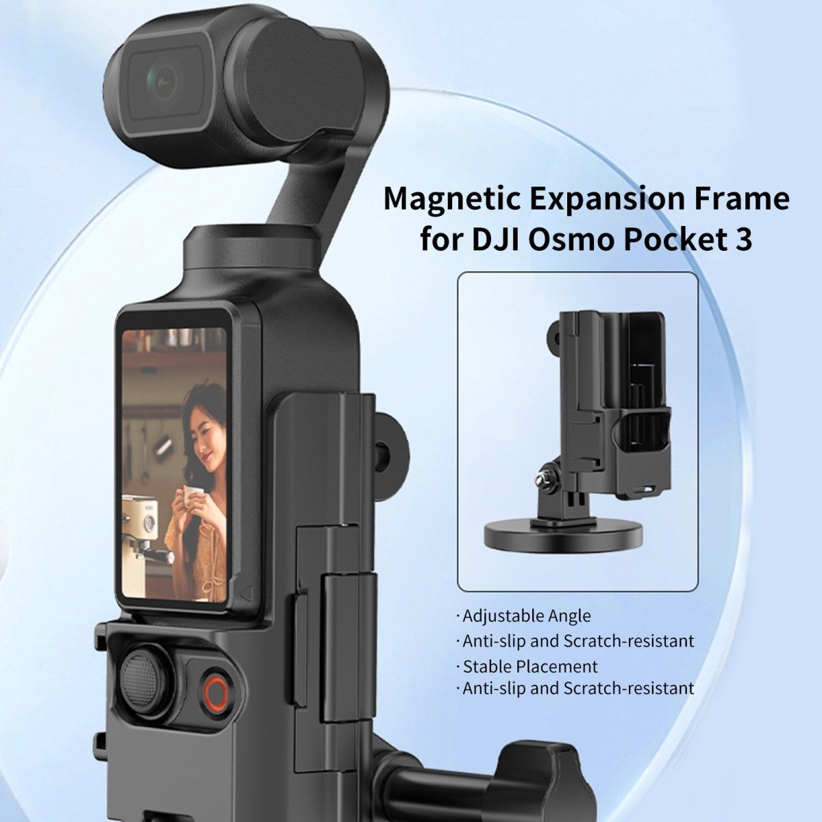 Mechrig Magnetic Expansion Stand Base for DJI Pocket3 - CAME - TV