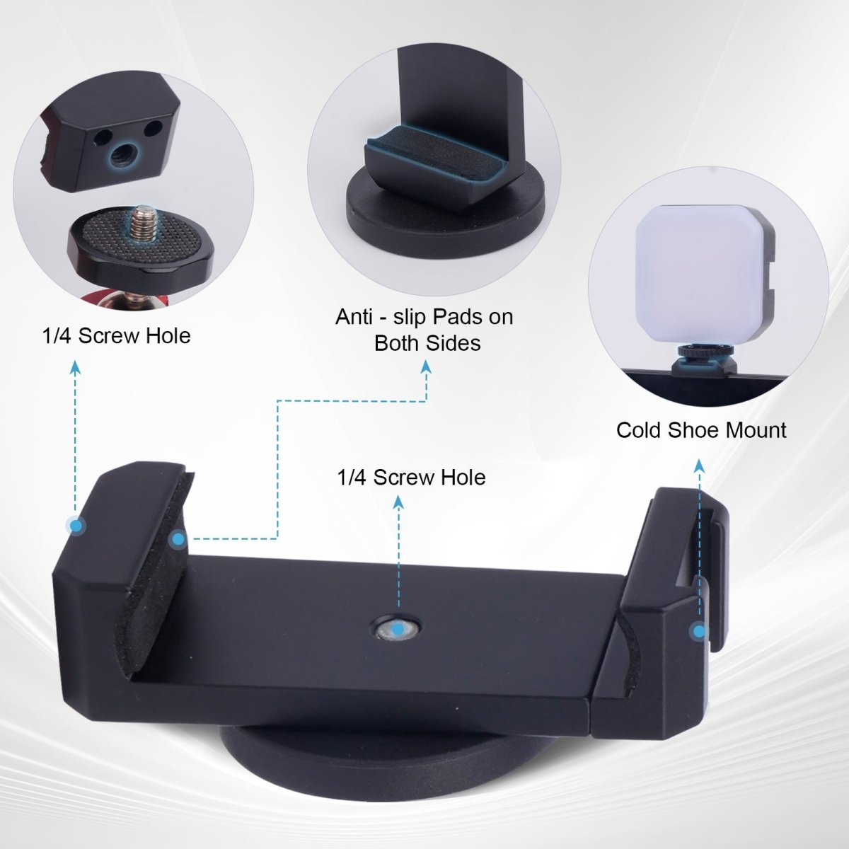 Mechrig Magnetic Phone Holder with Cold Shoe Mount - CAME - TV