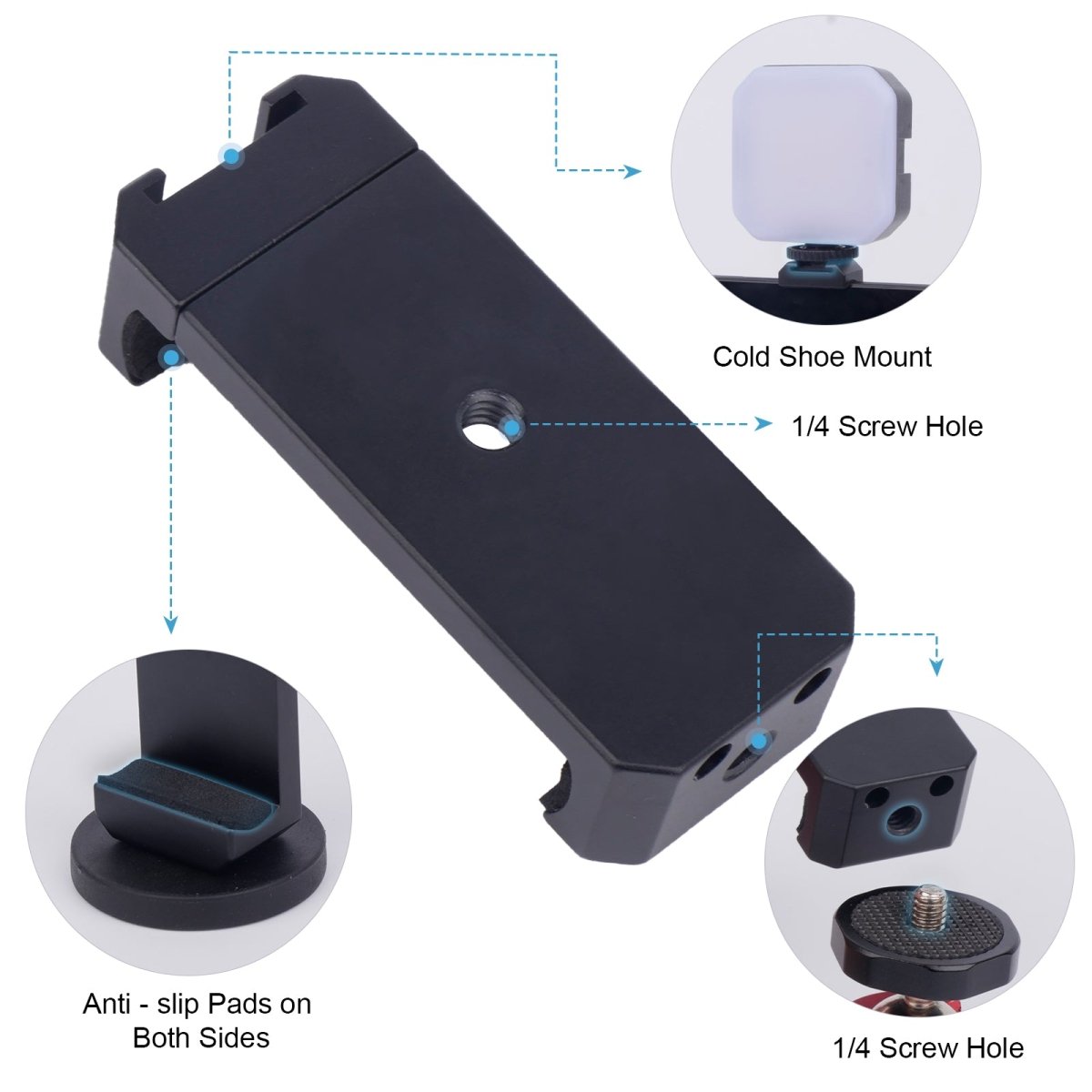 Mechrig Magnetic Phone Holder with Cold Shoe Mount - CAME - TV