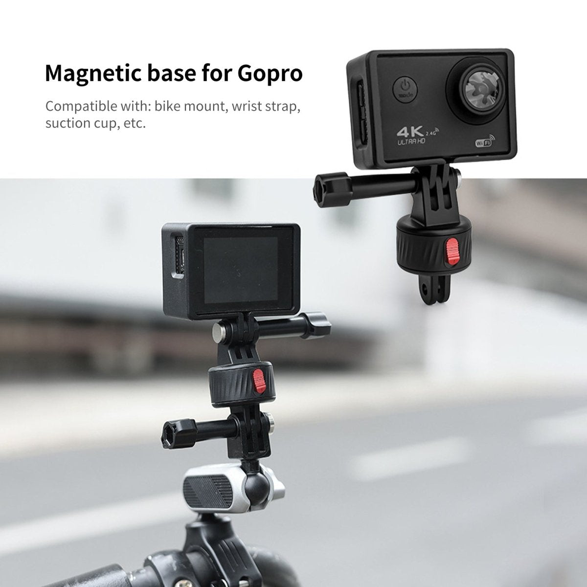 Mechrig Magnetic Quick Release Adapter Set for GoPro - CAME - TV