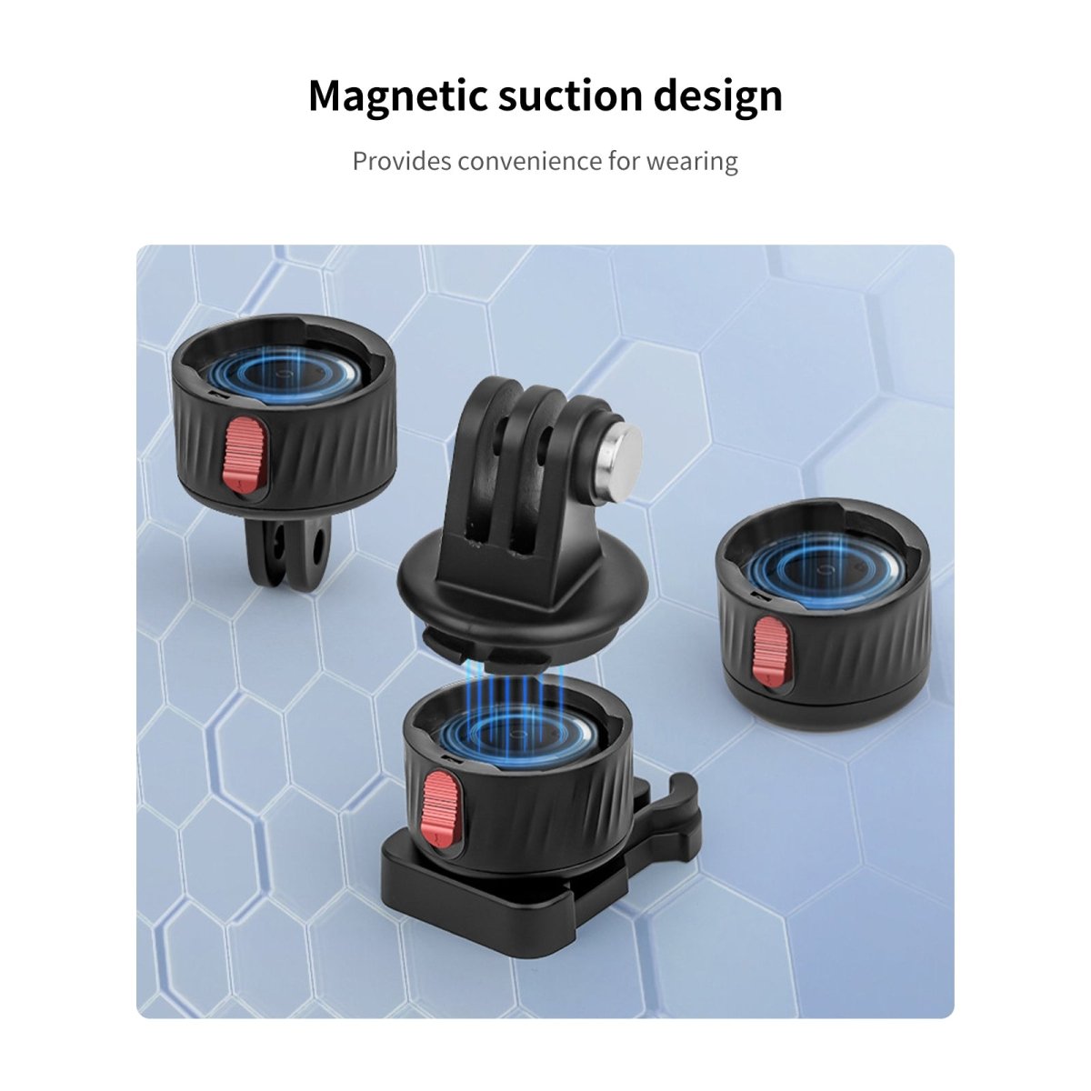 Mechrig Magnetic Quick Release Adapter Set for GoPro - CAME - TV