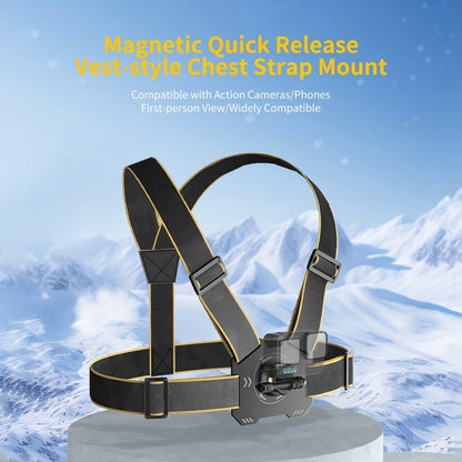 Mechrig Magnetic Quick Release Chest Strap Mount for GoPro - CAME - TV