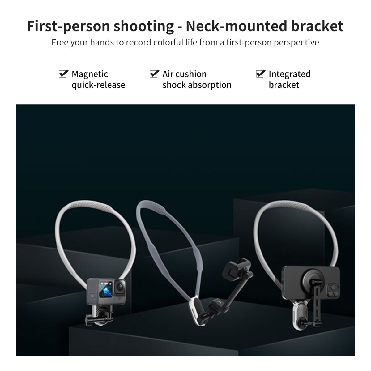 Mechrig Magnetic Quick Release Neck Phone Holder - CAME - TV