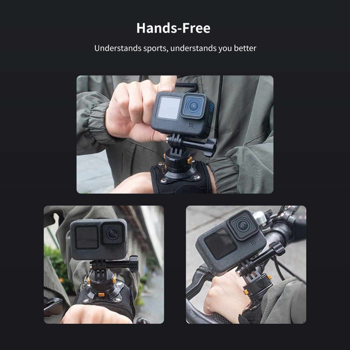 Mechrig Magnetic Quick Release Wrist Strap Mount for Action Camera - CAME - TV