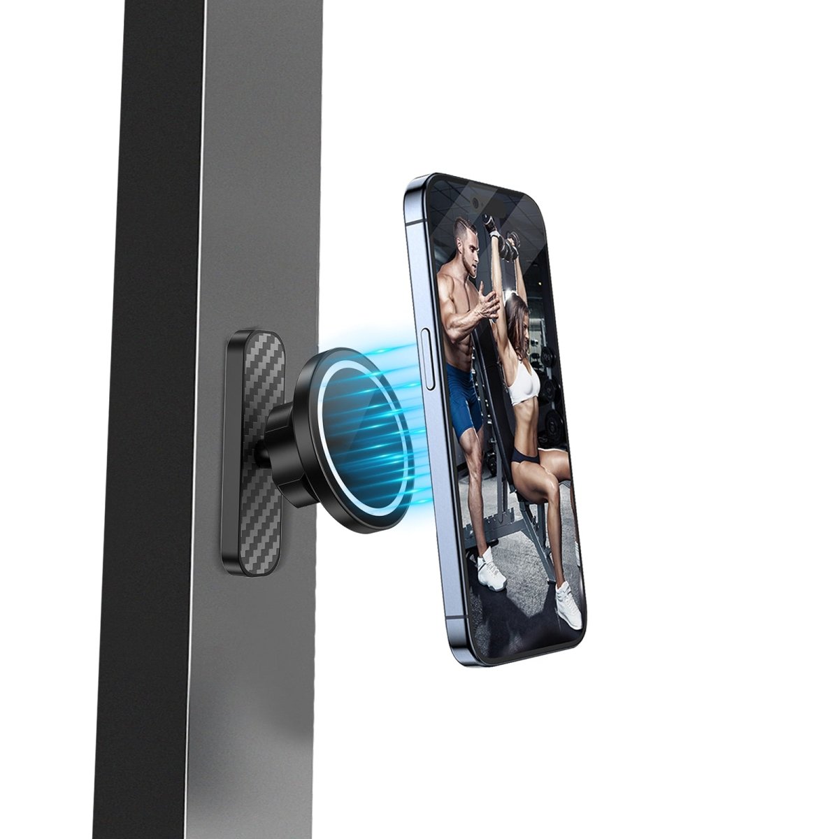 Mechrig Magnetic Rotating Phone Holder for Gym - CAME - TV