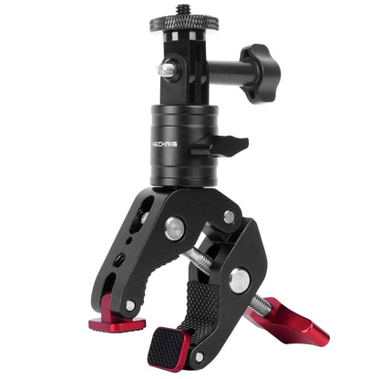 Mechrig Multi - functional 360° Rotatable Super Clamp Mount for Action Cameras - CAME - TV