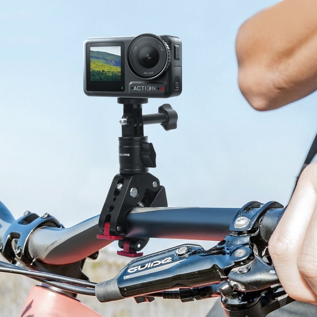 Mechrig Multi - functional 360° Rotatable Super Clamp Mount for Action Cameras - CAME - TV