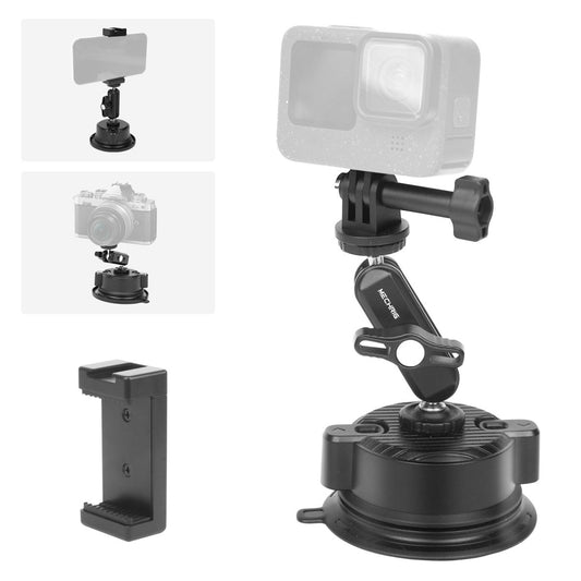 Mechrig Suction Cup Camera Mount with Ballhead Magic Arm - CAME - TV