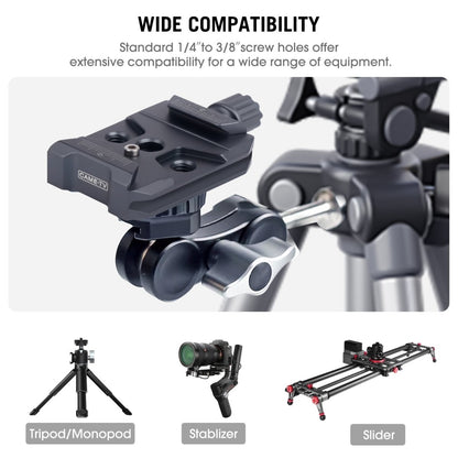 Quick Release Camera Tripod Conversion Clamp Seat - CAME - TV