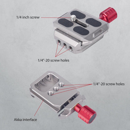 Quick Release Portable Aluminum Clamp Plate - CAME - TV