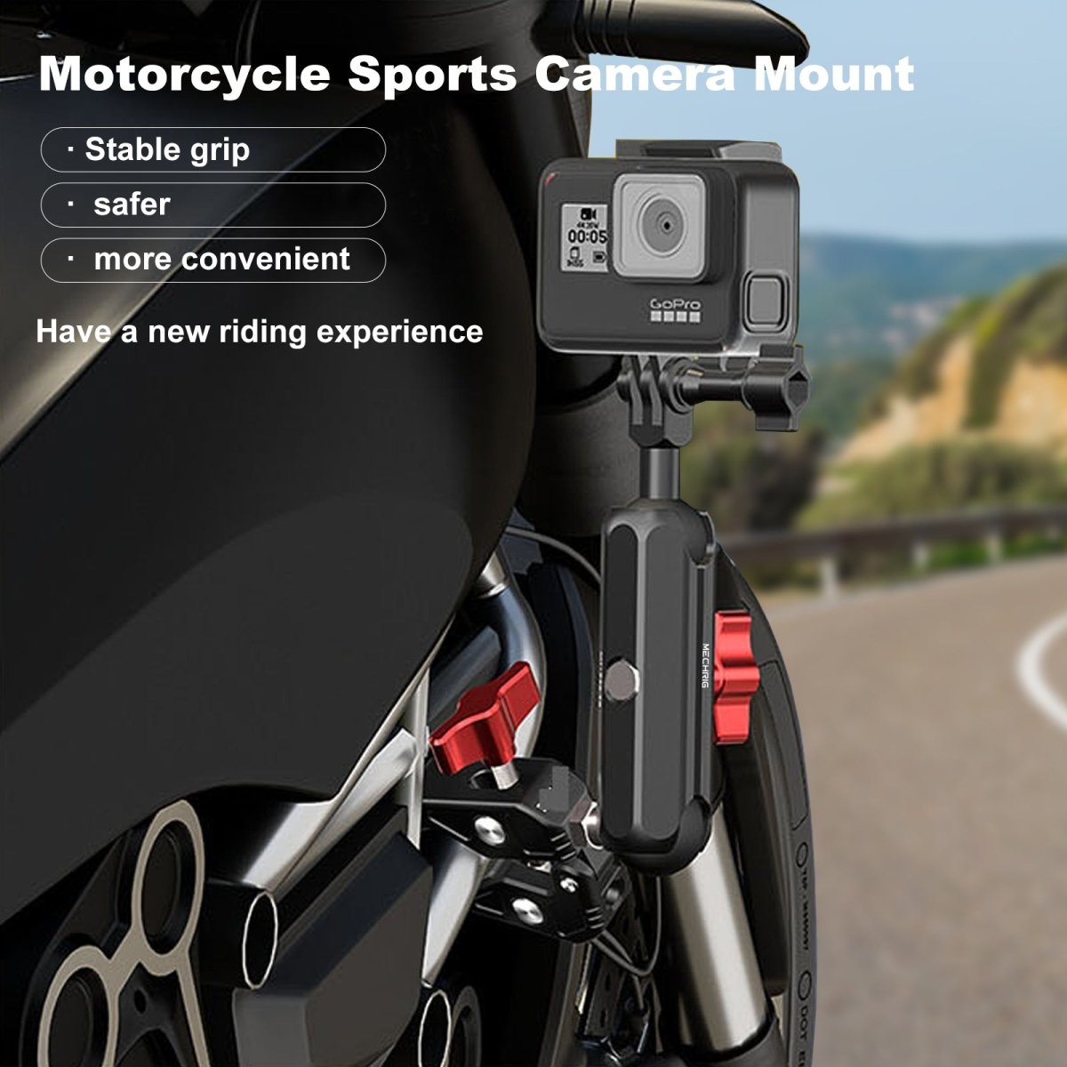 Super Clamp Aluminum Alloy Riding Sports Camera Mount - CAME - TV