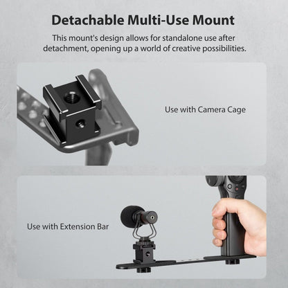 Triple Cold Shoe Camera Expansion Mount Base - CAME - TV