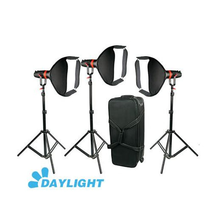 CAME-TV Q-55W Boltzen 55w Travel Kits MARK II High Output Fresnel Focusable LED Daylight 21000 Lux@1m - CAME-TV