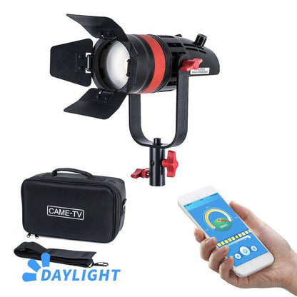 CAME-TV Q-55W Boltzen 55w Travel Kits MARK II High Output Fresnel Focusable LED Daylight 21000 Lux@1m - CAME-TV